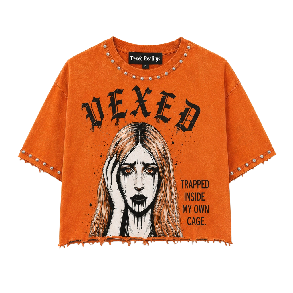 Troubled Soul Tee in Vintage Orange